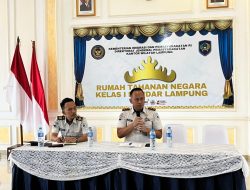 Penguatan Tugas dan Fungsi Pengamanan, Rutan Kelas I Bandar Lampung Tingkatkan Profesionalisme Petugas