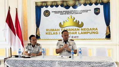 Penguatan Tugas dan Fungsi Pengamanan, Rutan Kelas I Bandar Lampung Tingkatkan Profesionalisme Petugas