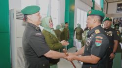 Danrem 043/Gatam Hadiri Tradisi Satuan dan Sertijab Pejabat Kodam XXI/RI