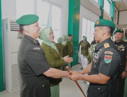 Danrem 043/Gatam Hadiri Tradisi Satuan dan Sertijab Pejabat Kodam XXI/RI