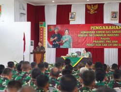 Danrem 043/Gatam Tekankan Jaga Kesehatan dan Hindari Pelanggaran Saat Kunjungi Kodim 0429/Lamtim