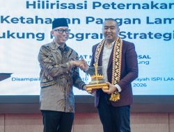 Lampung Siap Jadi Kekuatan Pangan Nasional, Gubernur Libatkan ISPI Perkuat Sektor Peternakan