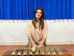 Go International, SMA Labschool Unesa 1 Kenalkan Alat Musik Gamelan pada Peserta AFS asal Italia