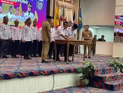 Pelantikan pengurus DPD Apdesi Merah Putih Lampung Dilakukan Langsung oleh Ketua DPP Apdesi Merah Putih