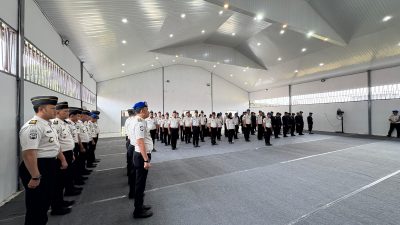 Disaksikan APH dan Stakeholder, Lapas Narkotika Bandar Lampung Laksanakan Ikrar Pemasyarakatan Bersih dari Halinar