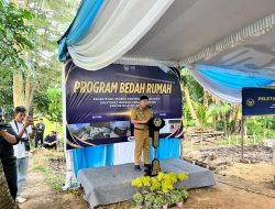 Peduli Sesama, Karutan Bandar Lampung Hadiri Program Bedah Rumah dan Bakti Sosial Pemasyarakatan Lampung