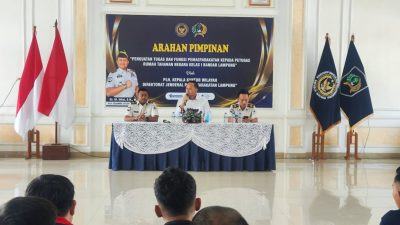 Karutan Bandar Lampung Beri Pengarahan kepada Tahanan Pendamping, Tekankan Disiplin dan Tanggung Jawab