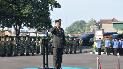 Kasrem 043/Gatam Hadiri Upacara Hari Lahir Pancasila 2026 di Lampung, Tegaskan Pancasila sebagai Fondasi Perdamaian Dunia
