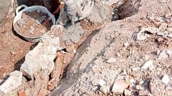 Diduga Dikerjakan Asal Jadi, Proyek Drainase Milik Pemprov Lampung di Simpang PU Tubaba Gunakan Tanah