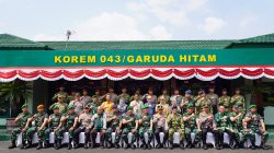 Danrem 043/Gatam Terima Taruna Akademi TNI dan Akpol dalam Kegiatan Integratif Bhakti Sekolah Rakyat Tahun 2026