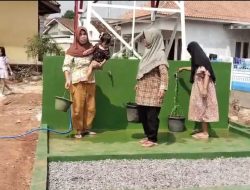 Atasi Kelangkaan Air Bersih, Babinsa Peltu Satya Ranner Anggara Rampungkan Pembangunan Sumur Bor di Tanjung Aman.
