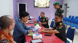 Danrem 043/Gatam Hadiri Ziarah Dan Bakti Kesehatan HUT Ke-1 Kodam XXI/Radin Inten