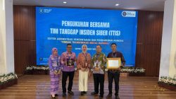 Ikuti Pengukuhan TTIS Bersama, Tubaba Siap Dukung Keamanan Siber Pemerintah